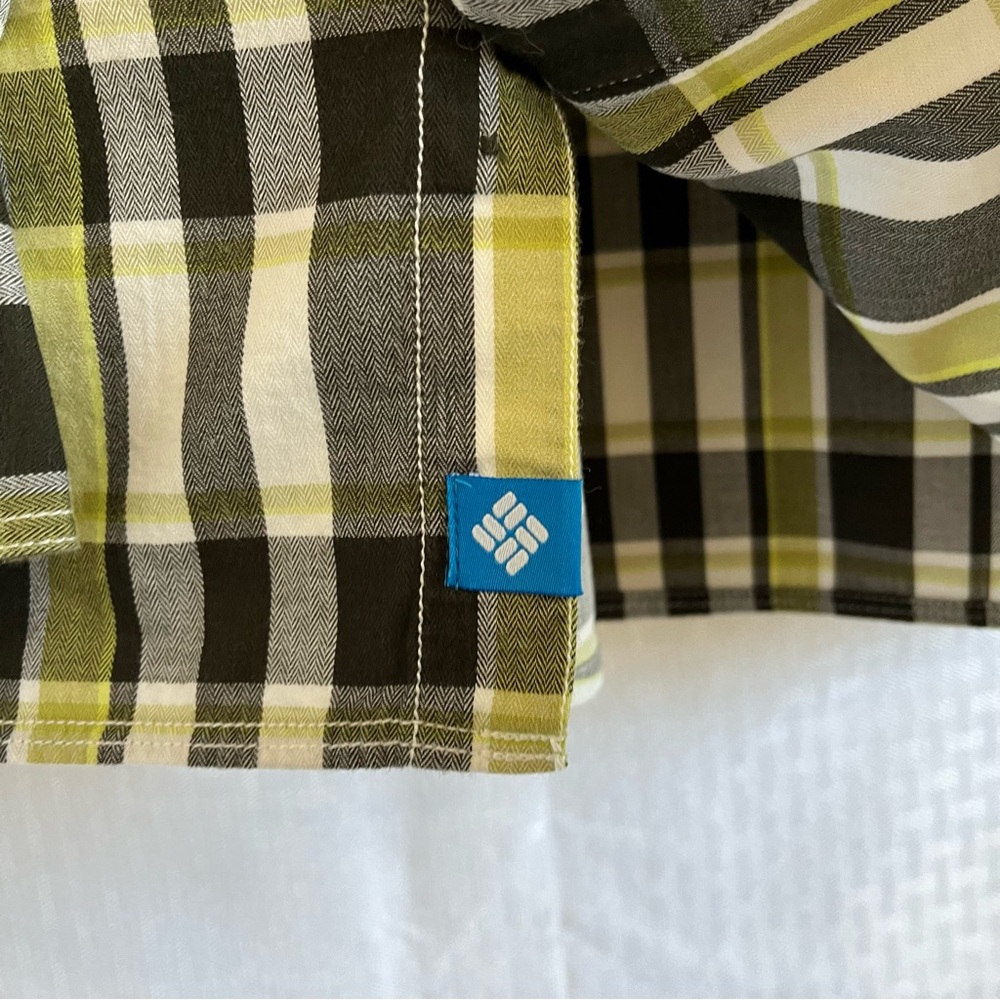 Columbia Plaid Flannel Button Up Long Sleeve Shirt Multi Colored Size XXL - Picture 7 of 13